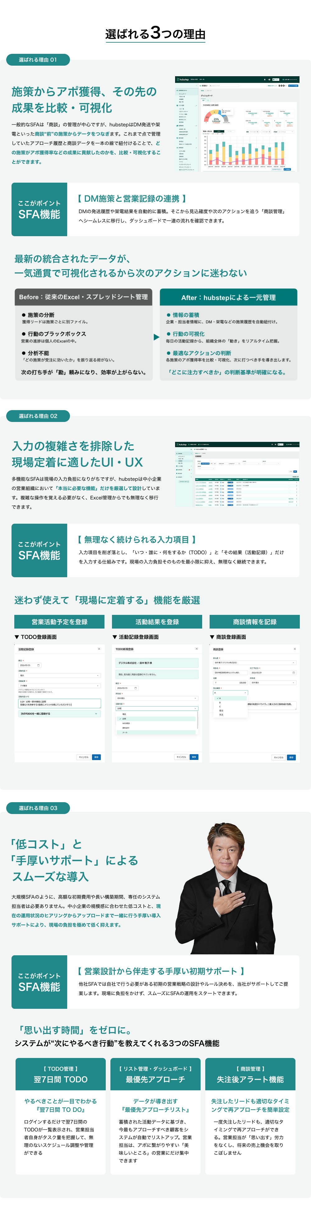 選ばれる3つの理由