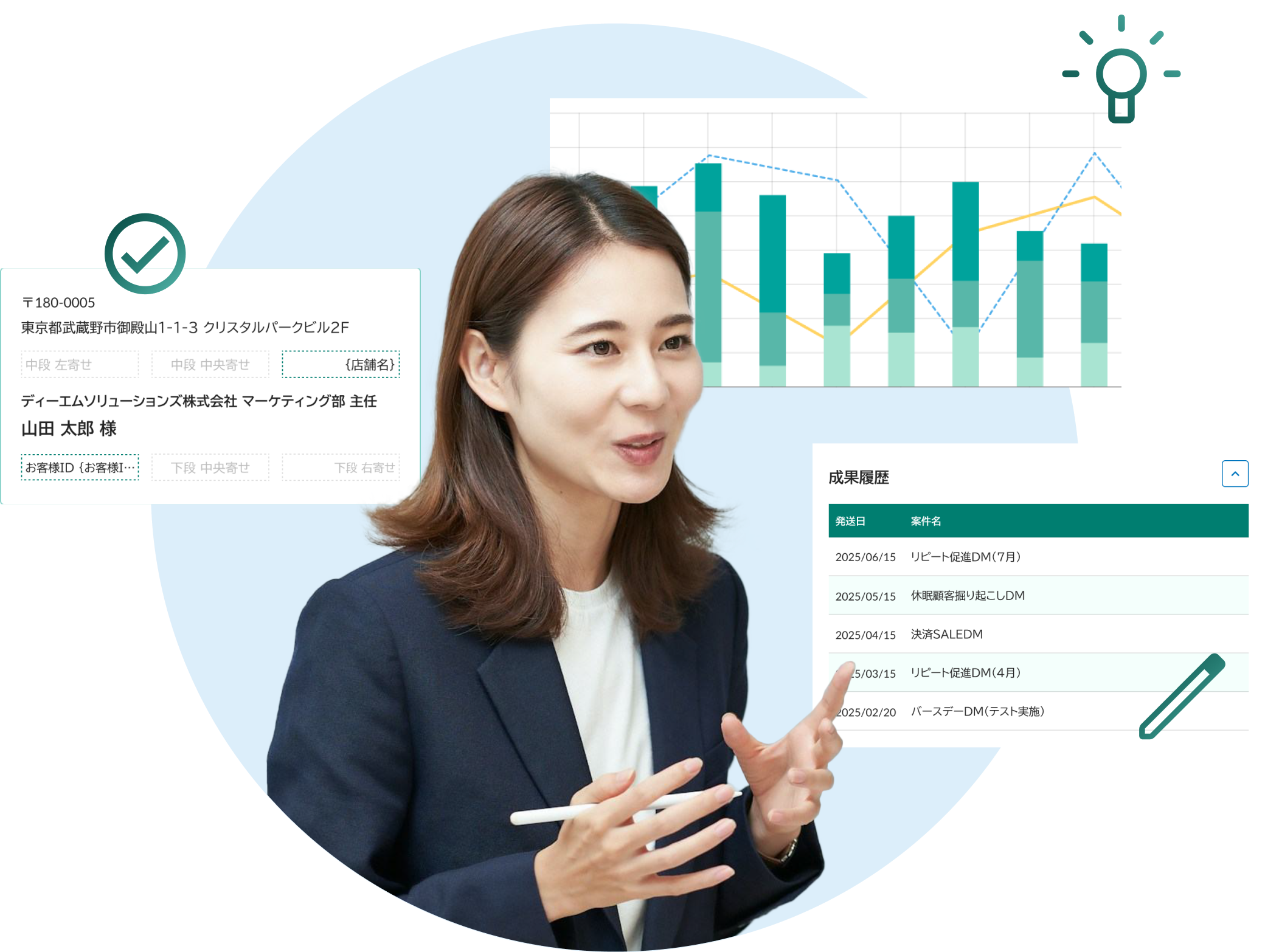 女性がhubstepの説明をしています